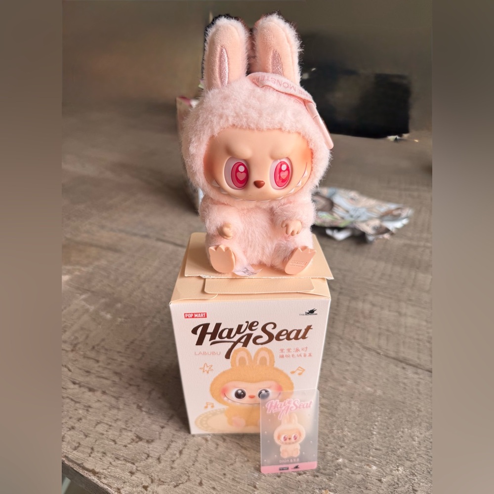 Limited Edition Pink Labubu Monster Keychain
